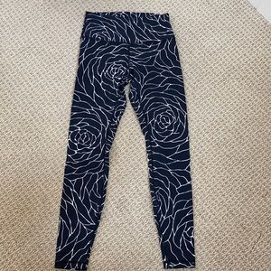 Rose Patterned Lululemon Leggings!!